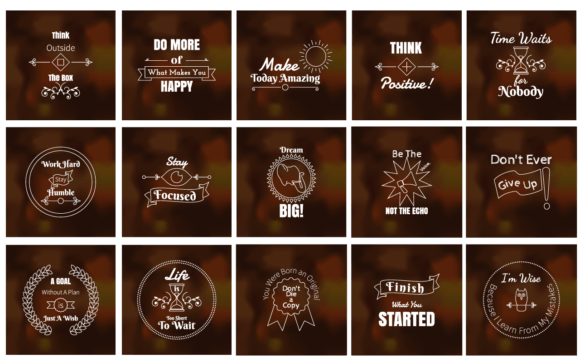 Review: 15 Motivational Quote SVG Bundle for Embroidery