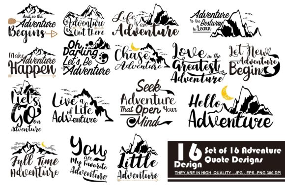 Review: 16 Adventure Quote SVGs for Embroidery
