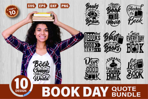 Review: Book Day Quote SVG Bundle for Embroidery