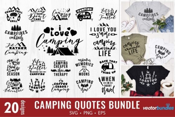 Review: Camping Lettering Bundles Quote SVG for Stitchers