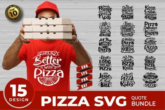 Review: Pizza Quote SVG Bundle for Embroidery