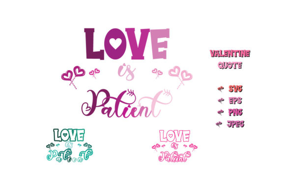 Reviewing the Love is Patient Valentine SVG for Embroidery