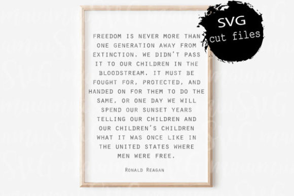 Reviewing the Reagan Quote SVG for Embroidery