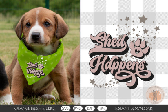 Reviewing the Shed Happens Dog Bandana SVG