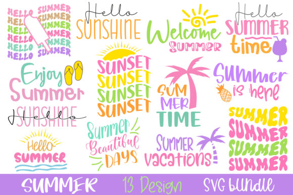 Reviewing the Summer Day Colorful Quote SVG Bundle